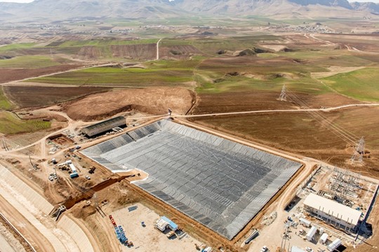   Construction of irrigation network of Garmsiri pump station second complex